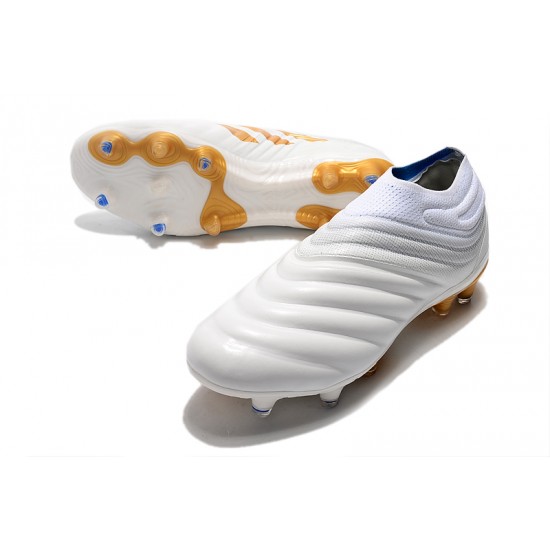 Adidas Copa 19 FG White Gold Soccer Cleats - Adidas Copa_05 For Sale